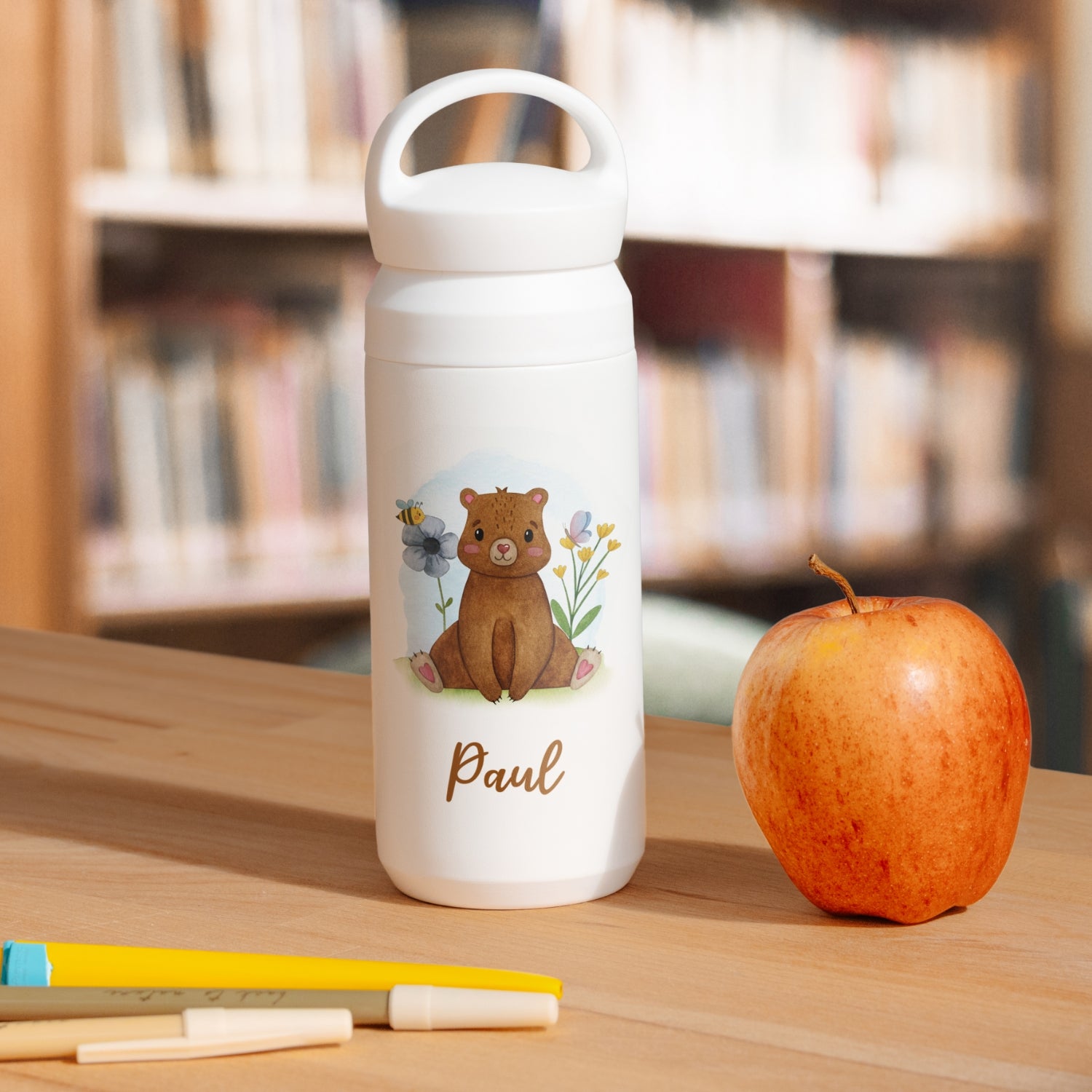 | Trinkflasche Tierwelt | Design 012.01. | Farbdruck